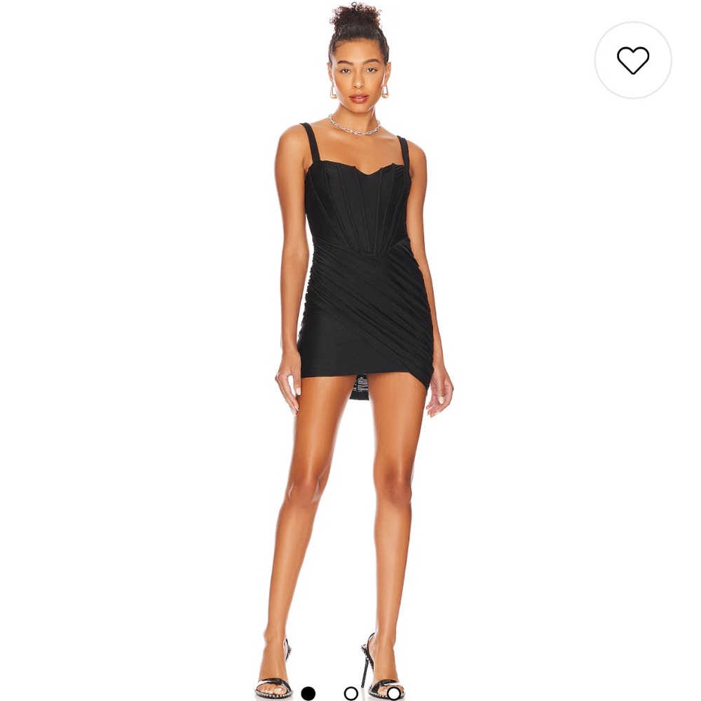 H:ours Miquela Mini Dress in Black XS